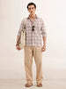 Regular Fit Checkered Shirt | Pink