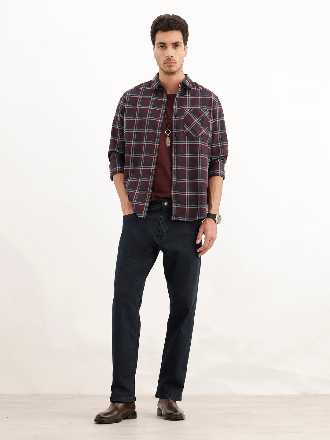 Relaxed Fit Denim Jeans | Dark Blue