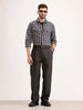 Loose Fit Pleated Trouser | Grey