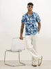 Classic Slim Fit AOP Shirt | Blue