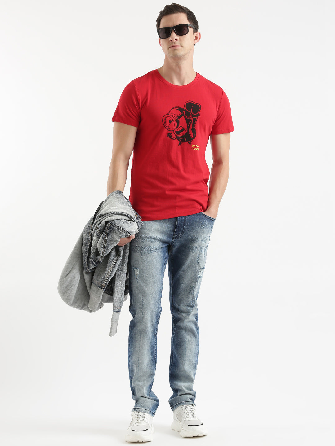 Printed Red Minion T-Shirt