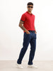 Solid Relaxed Fit Denim Jeans | Blue