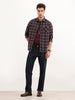 Regular Fit Full Sleeve Checkered Shirt | Maroon