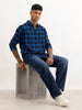 Classic Regular Fit Checkered Shirt | Blue