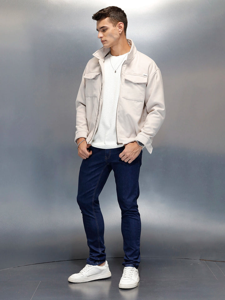 Men's Casual Slim Fit Jeans | Blue