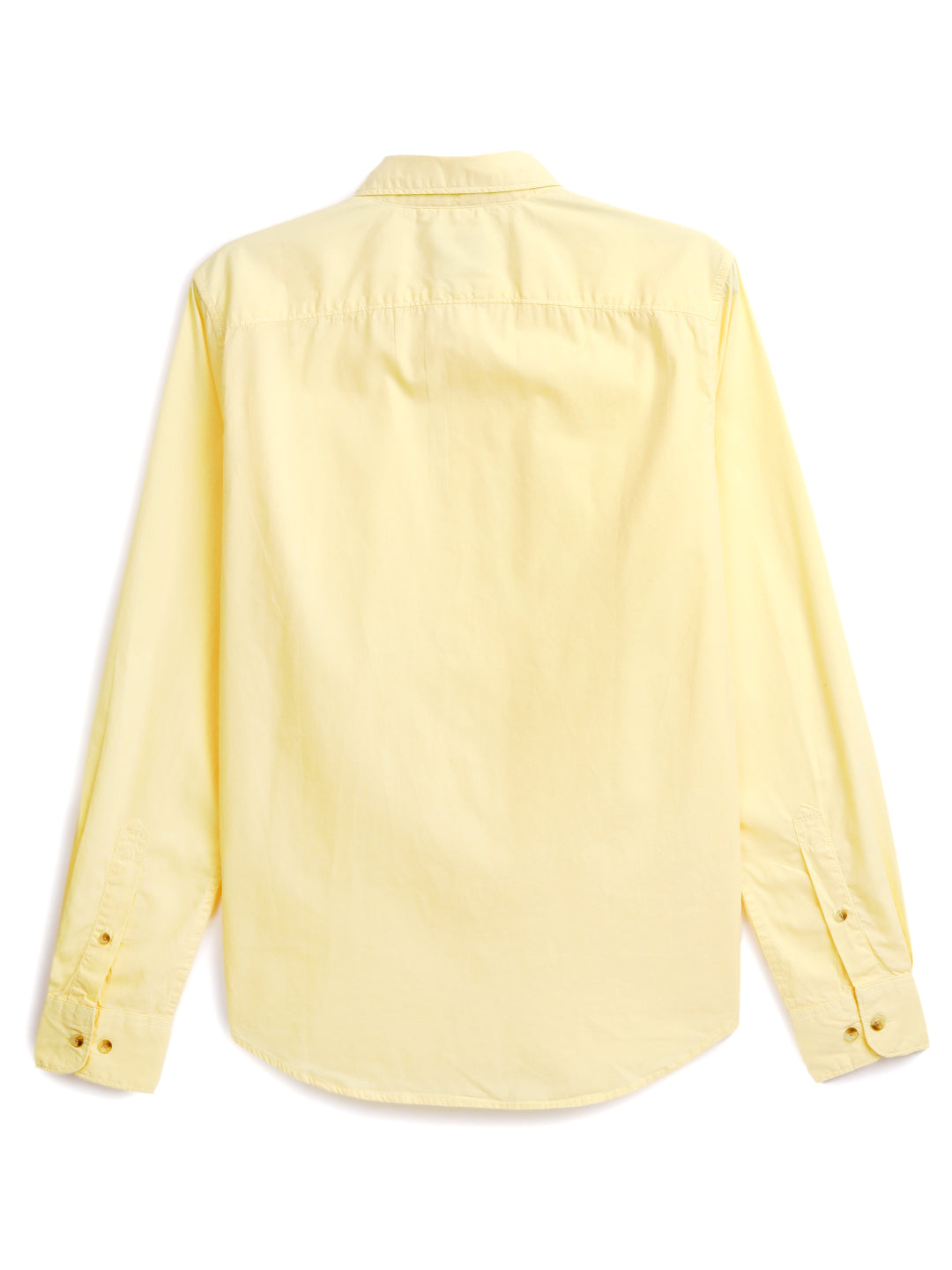 Yellow Poplin Classic Shirt