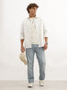 Faded Straight Fit Denim Jeans | Light Blue