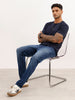 Faded Skinny Fit Denim Jeans | Blue