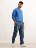 Faded Loose Fit Denim Cargo | Blue