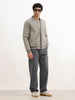 Solid Regular Fit Bomber Jacket | Grey