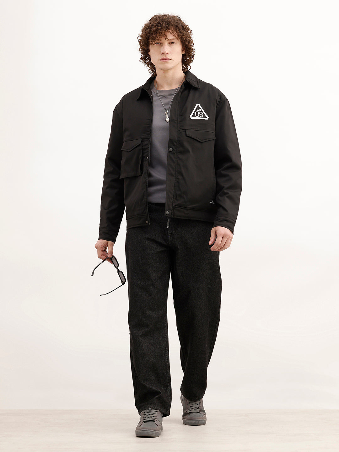 Classic Double Pocket Jacket | Black