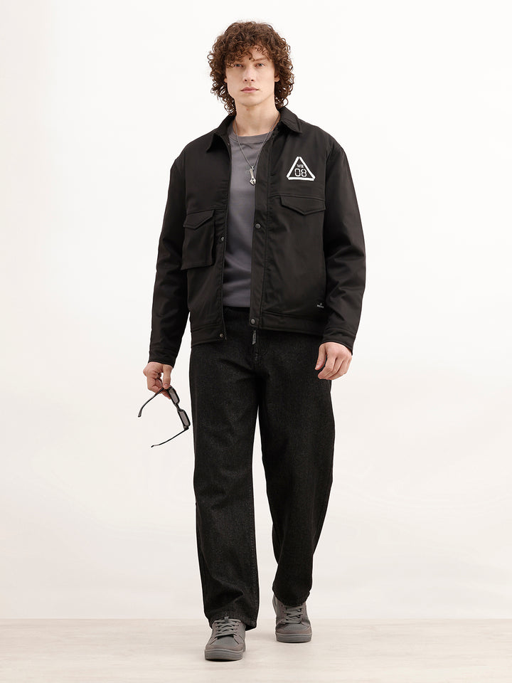 Classic Double Pocket Jacket | Black