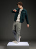 Men's casual loose fit cargo pocket trousers | Grey