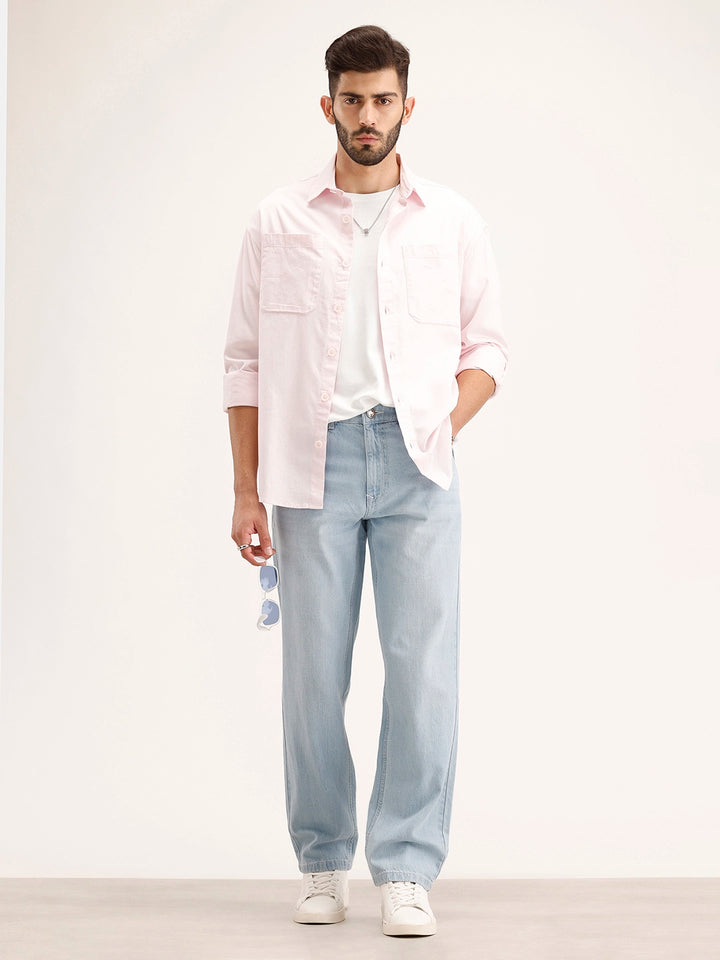 Anti-Fit Denim Jeans | Light Blue