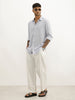 Classic Slim Fit Striped Shirt | Blue