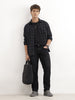 Classic Faded Straight Fit Denim Jeans | Black