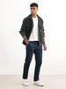 Solid Slim Fit 100% Cotton Trouser | Navy Blue
