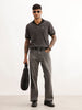 Bootcut Fit Solid Denim Jeans | Grey