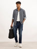 Slim Crop Fit Denim Jeans | Blue