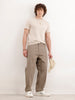 Barrel Fit Cut & Sew Trousers  | Khaki