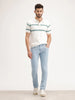 Solid Slim Fit Denim Jeans | Light Blue