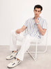 Slim Fit Striped Shirt | Grey