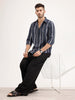 Classic Slim Fit Striped Shirt | Blue