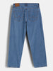 Loose Fit Faded Denim Jeans | Light Blue
