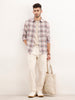 Oversized Fit Checkered Shirt | Multicolor