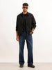 Solid Regular Fit Zipper Jacket | Brown