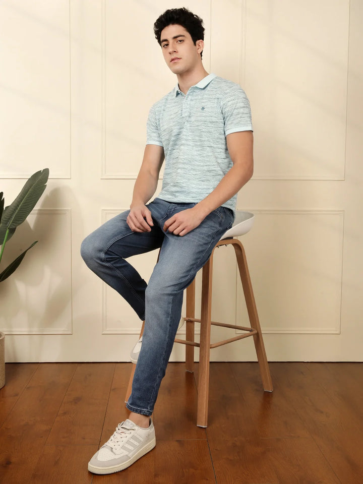 Classic Skinny Fit Jeans In Blue