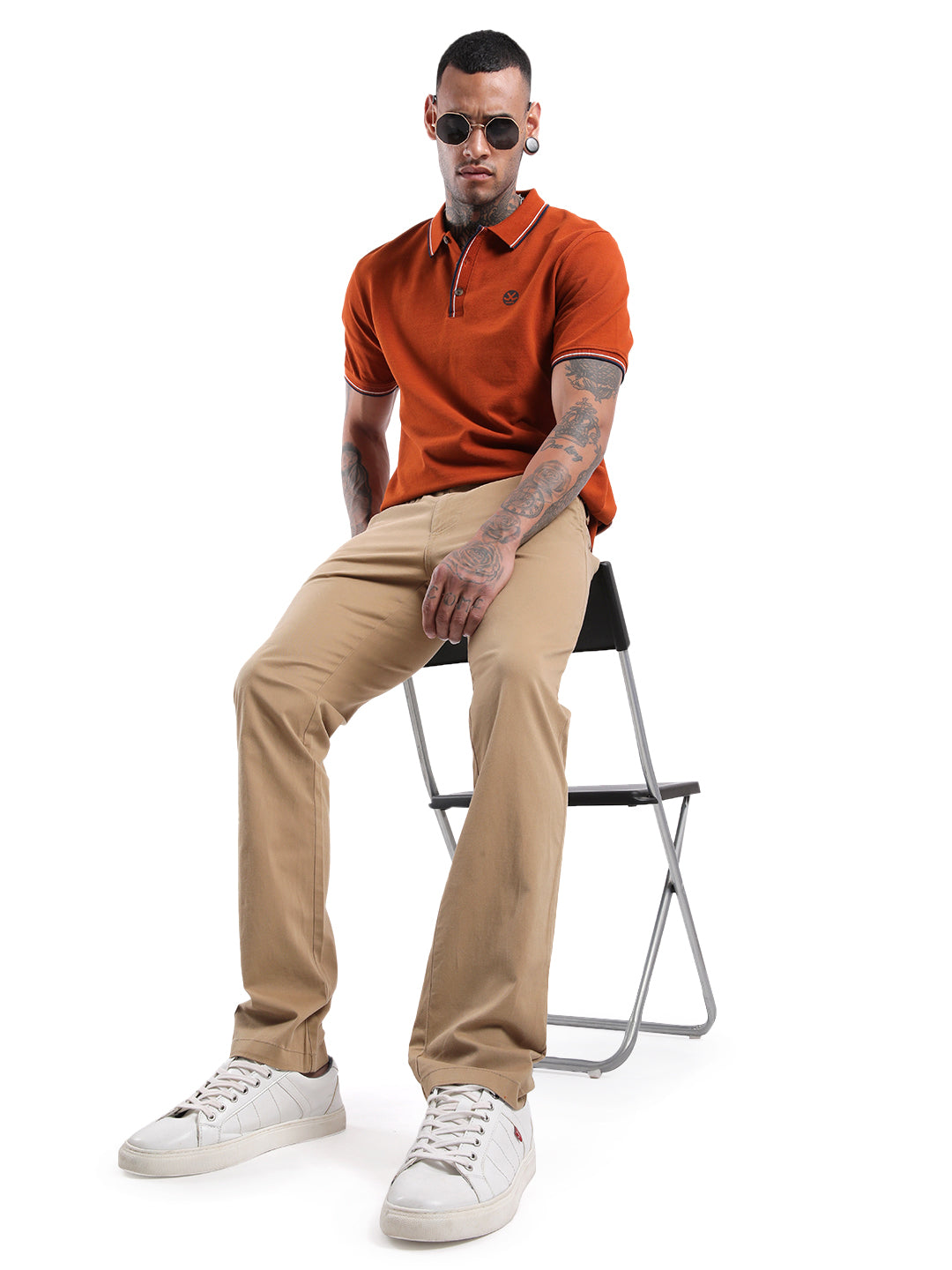 Khaki Slim Fit Trouser