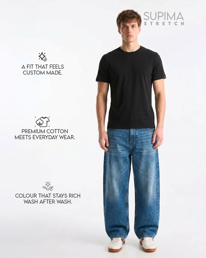 Essential Supima Crew Neck T-Shirt | Essential |  Black