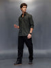 Men's Slim Fit Casual Shirt  |  Dark Green