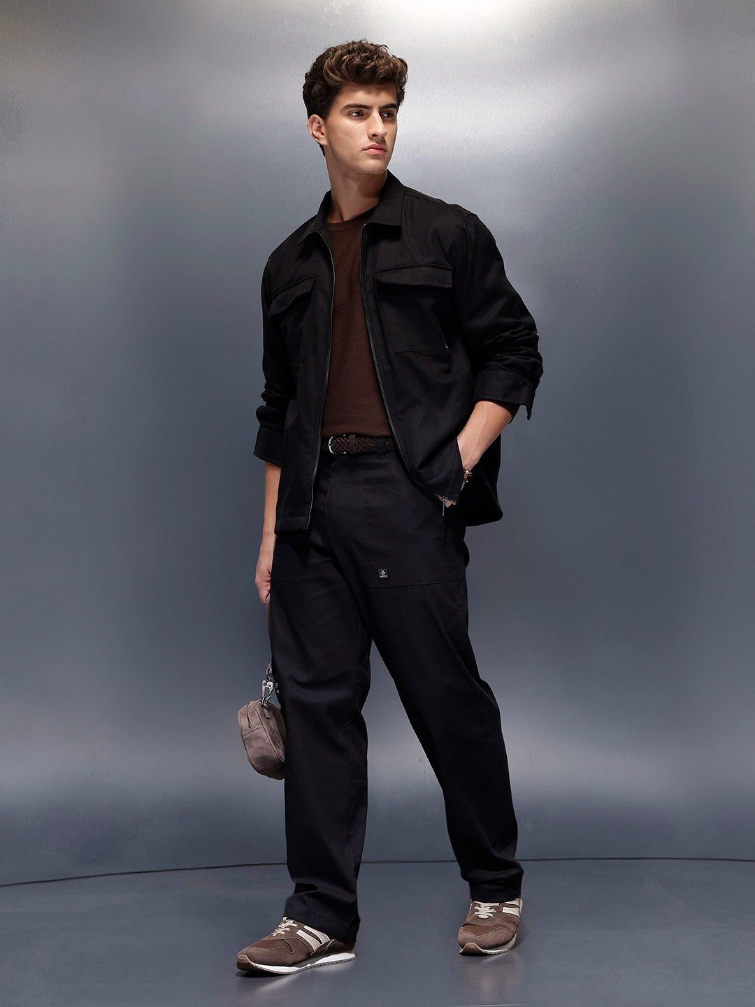 Casual Loose Fit Trouser  | Black