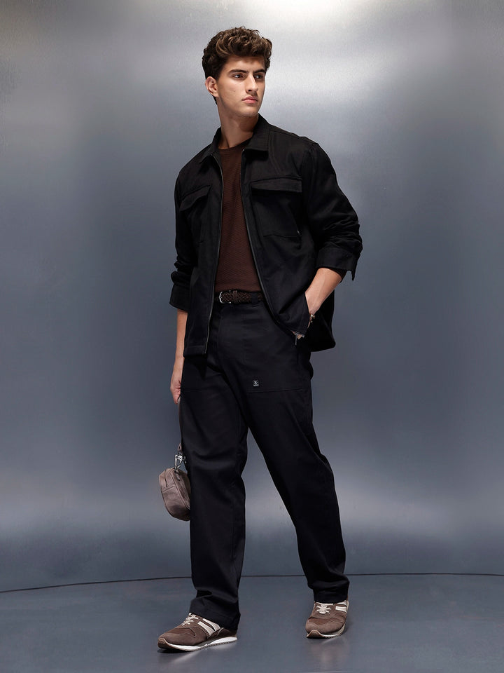 Casual Loose Fit Trouser  | Black