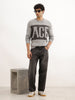 Classic Regular Fit Jacquard Sweater | Grey