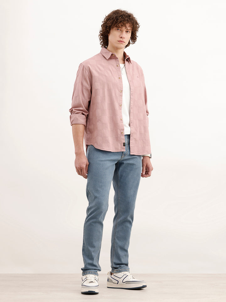 Faded Slim Fit Denim Jeans | Light Blue