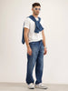 Anti Fit Placement Printed | Light Blue