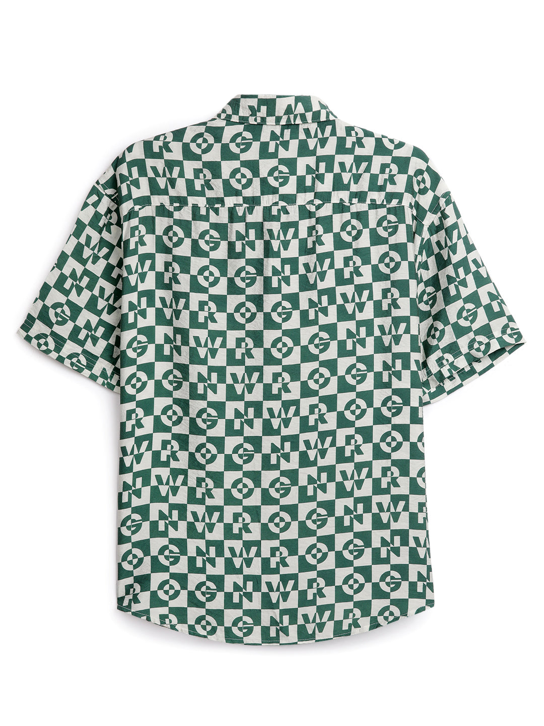 Green Abstract AOP Shirt