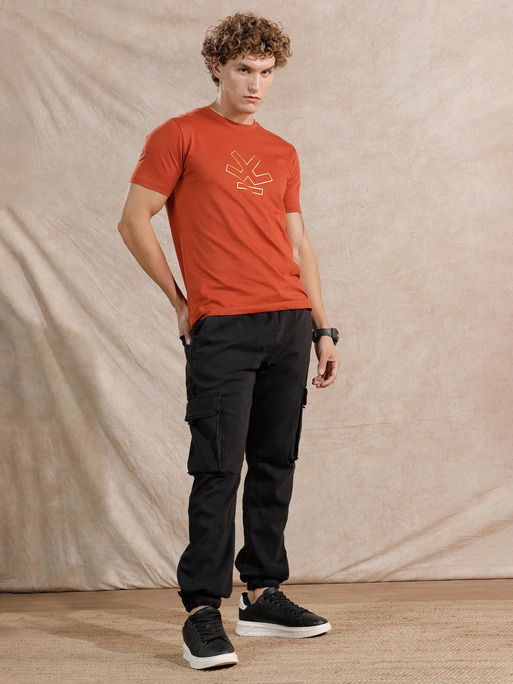 Casual Straight Fit Jogger | Black