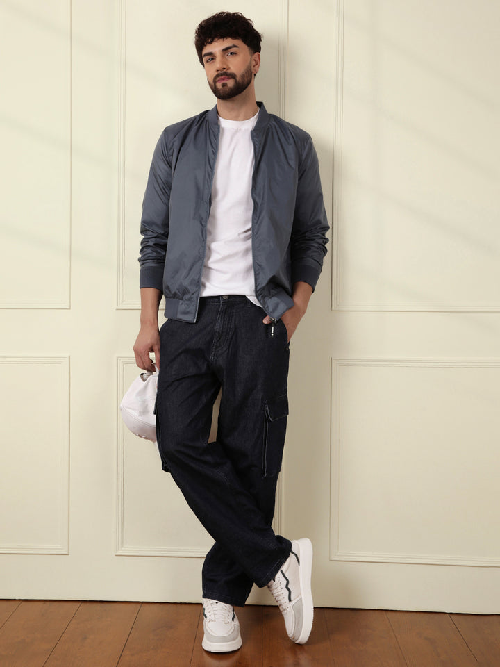 Classic Nylon Bomber Jacket