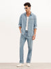 Classic Regular Fit Denim Shirt | Blue