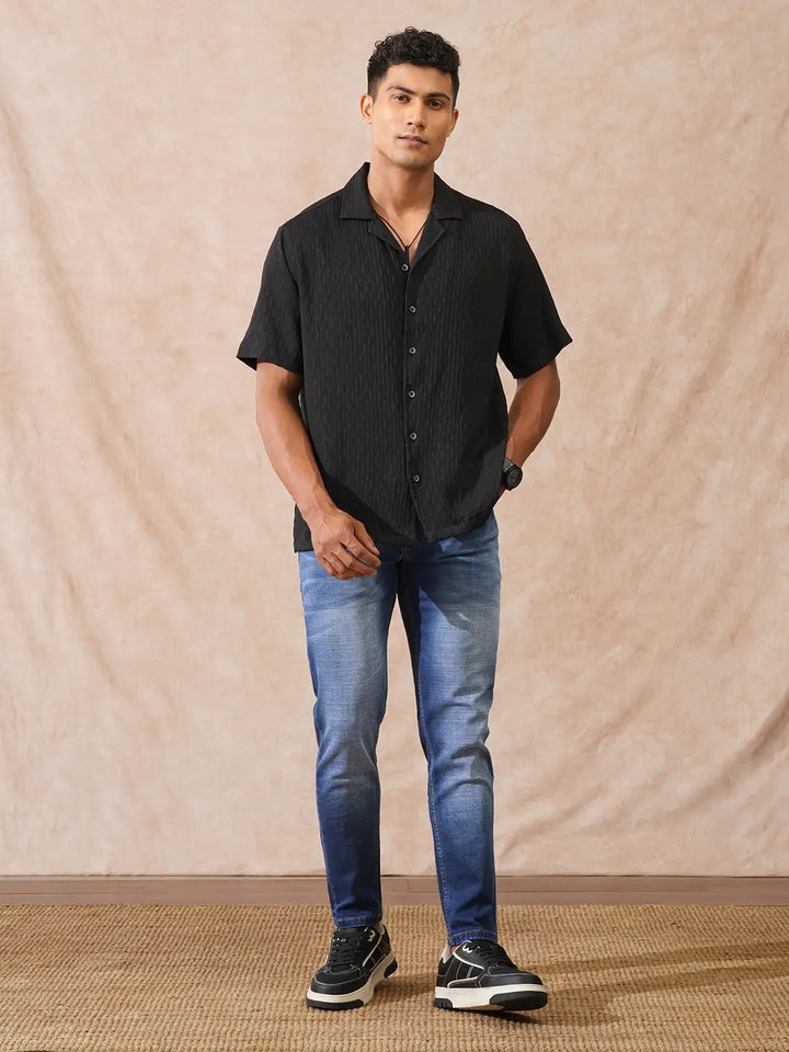 High Fade Skinny Crop Jeans | Blue