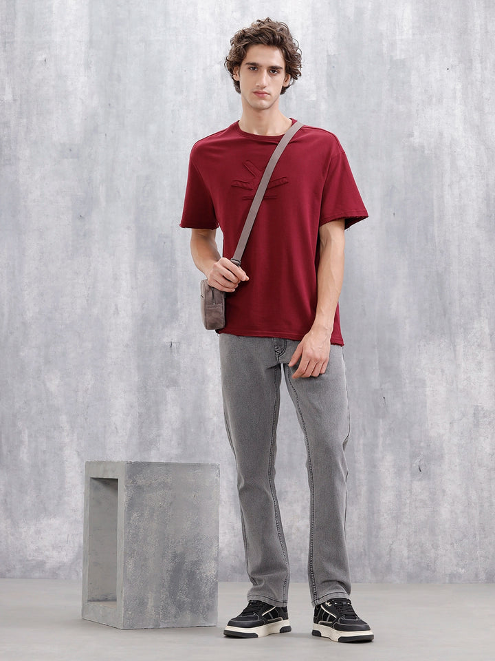 Men's Casual Straight Fit Jeans |  Grey