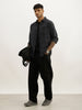 Classic Slim Fit Checkered Shirt | Dark Grey