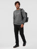 Slim Fit Placement Printed Sweatshirt | Grey