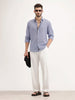 Slim Fit Striped Shirt | Blue