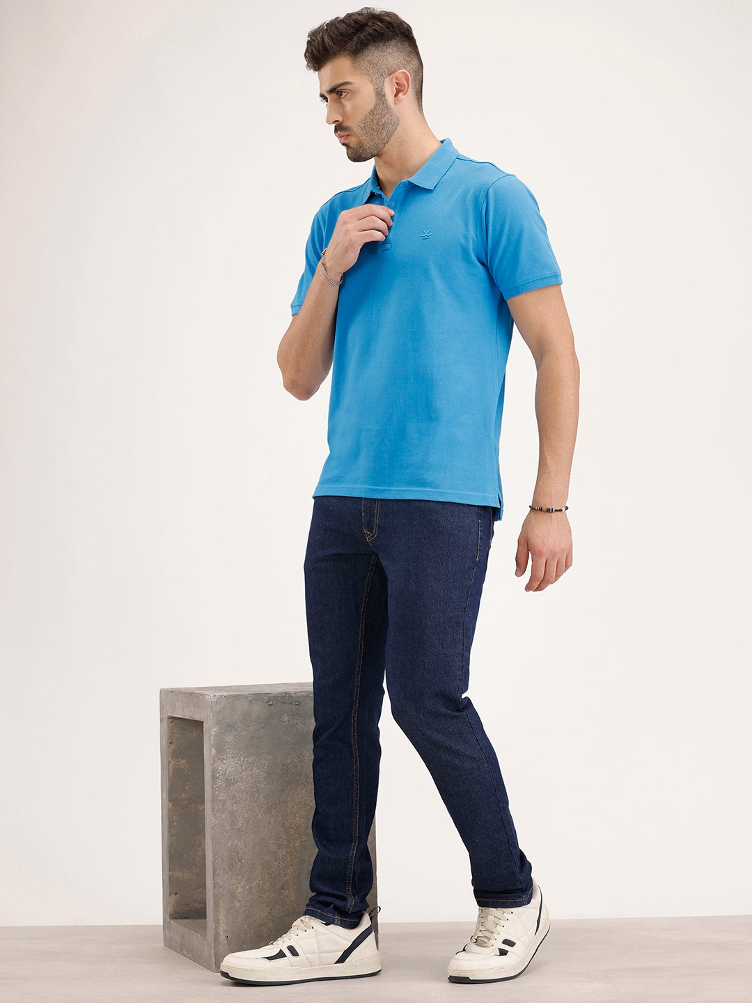 Skinny Fit Denim Jeans | Dark Blue