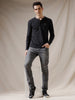 Faded Grey Rugged Jeans